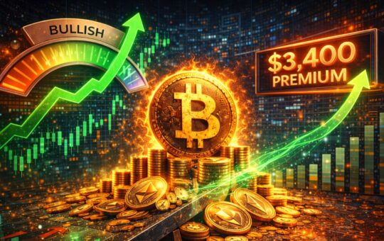 Bitcoin Enters Bull Regime As Taker Flow Surge Drives $3,400 Premium