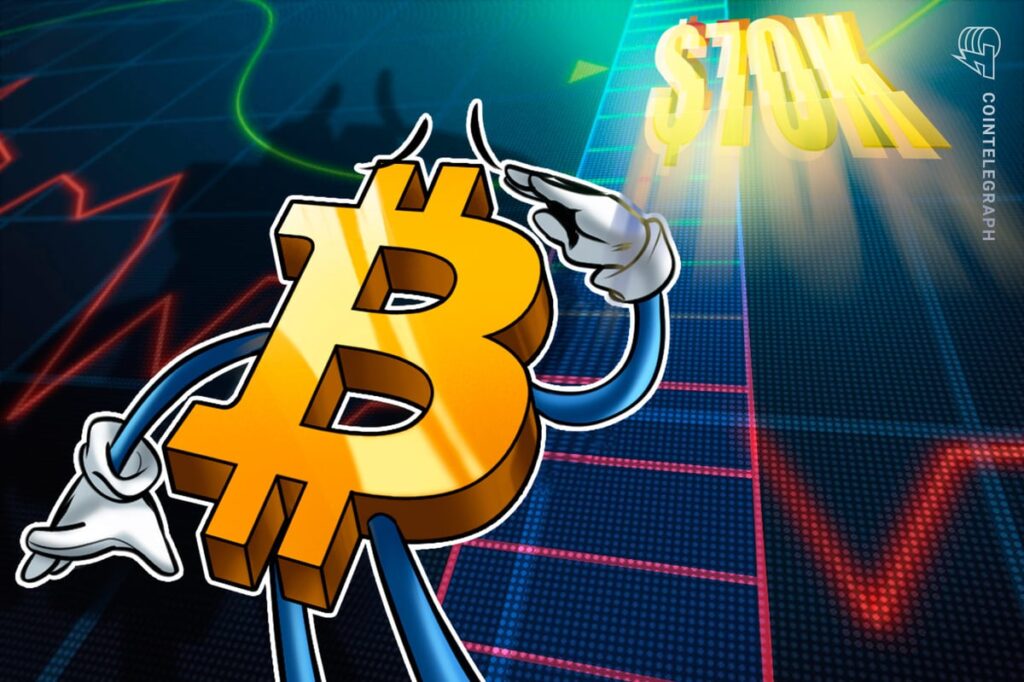 Bitcoin Shrugs Off Iran as Wall Street Return Sparks $70,000 Run