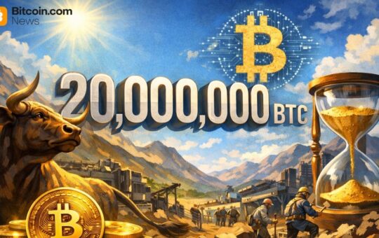 Bitcoin Supply Hits 20 Million BTC After 6,267 Days, Final Coins Stretch Across 114 Years