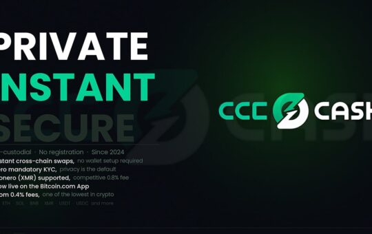 CCE.Cash: A Fast, Private Cryptocurrency Exchange Designed for Instant Cross-Chain Transactions