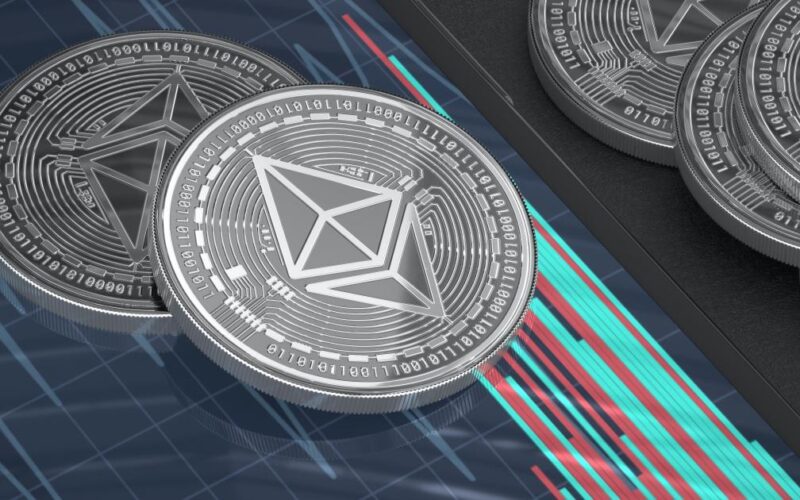 Picture of Ethereum coins