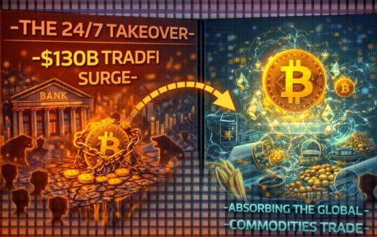 The 24/7 Takeover: How Crypto’s $130B TradFi Surge Is Absorbing The Global Commodities Trade
