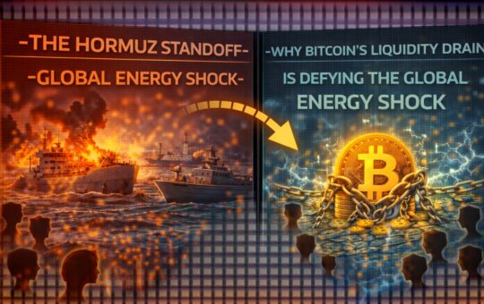The Hormuz Standoff: Why Bitcoin’s Liquidity Drain Is Defying The Global Energy Shock