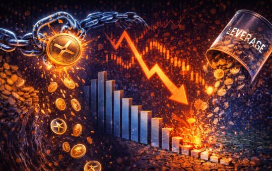 XRP Open Interest Collapses To 2024 Lows As Leverage Exits The Market