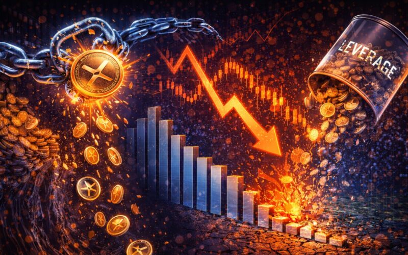 XRP Open Interest Collapses To 2024 Lows As Leverage Exits The Market