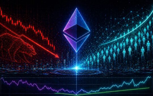 A Historic Bullish Divergence Is Forming In Ethereum – Record Users, Falling Price