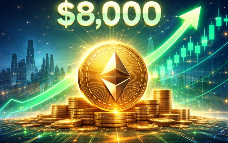 Ethereum surge in a futuristic world
