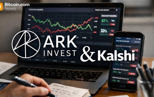 Ark Invest Taps Kalshi Data, Says Prediction Markets Could Reshape Future of Investing