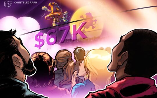 Bitcoin Holds $67K as Wintermute Flags Sentiment Divergence