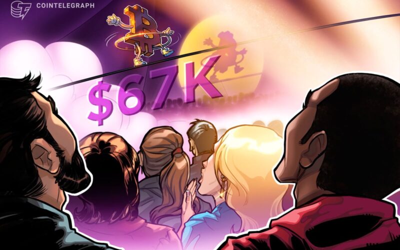 Bitcoin Holds $67K as Wintermute Flags Sentiment Divergence