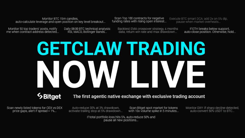 Bitget Gives AI its Own Trading Account, Advancing Toward an Agent-Native Exchange – Press release Bitcoin News