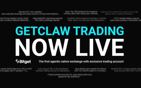 Bitget Gives AI its Own Trading Account, Advancing Toward an Agent-Native Exchange – Press release Bitcoin News