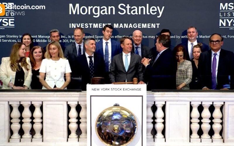 NYSE Welcomes Morgan Stanley’s MSBT Launch as First Spot Bitcoin ETF Issued by a Major US Bank – Featured Bitcoin News