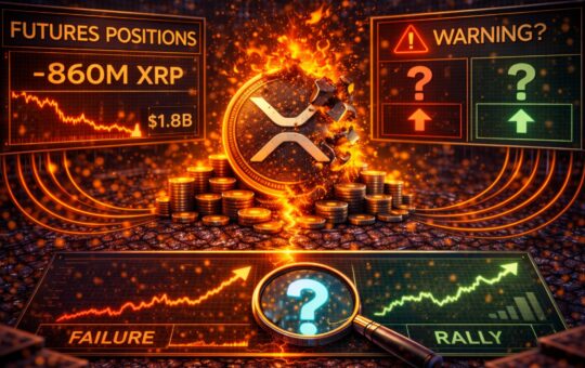 Over 860 Million XRP in Futures Positions Just Vanished – Warning Or Opportunity?