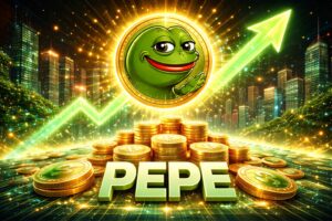 PEPE cryptocurrency on the rise