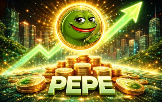 PEPE cryptocurrency on the rise