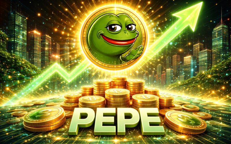 PEPE cryptocurrency on the rise
