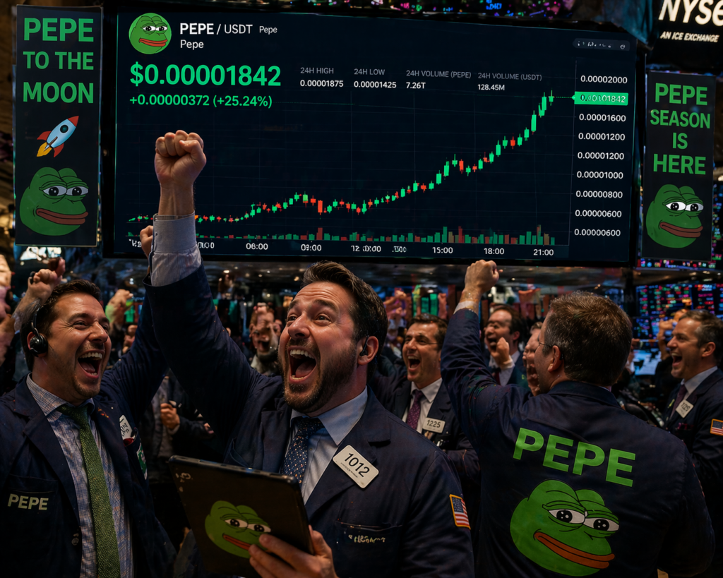 A bullish PEPE chart