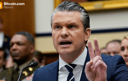 Pentagon Eyes Bitcoin Infrastructure as Strategic Asset, Hegseth Says
