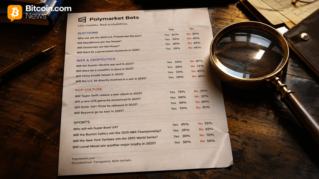 Prediction Market Leader Polymarket Deploys Chainalysis Security Tools – Bitcoin News