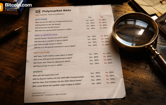 Prediction Market Leader Polymarket Deploys Chainalysis Security Tools – Bitcoin News