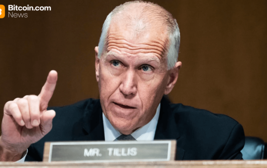 Stablecoin Yield Fight Nears Resolution as Tillis, Alsobrooks Finalize Draft Language – Regulation Bitcoin News