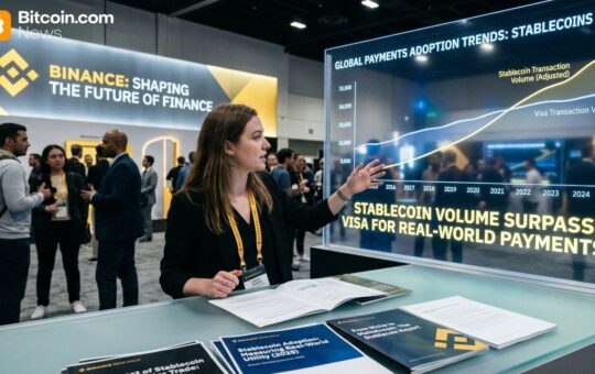 Stablecoins Move Toward Mainstream Payments as Binance Cites Visa-Beating Volume