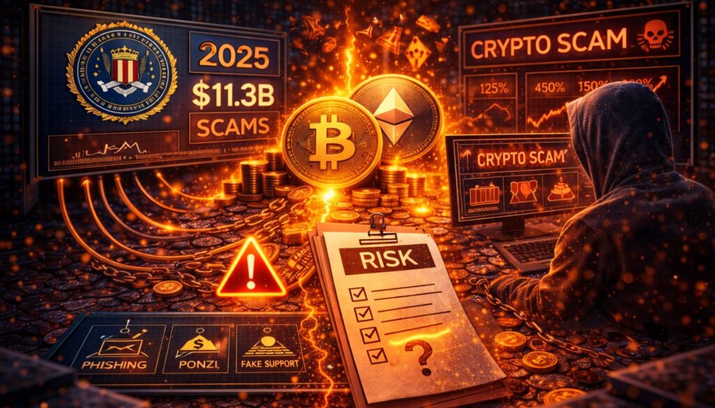 The FBI Says Crypto Scams Stole $11.3 Billion In 2025. Find Out If You Are At Risk