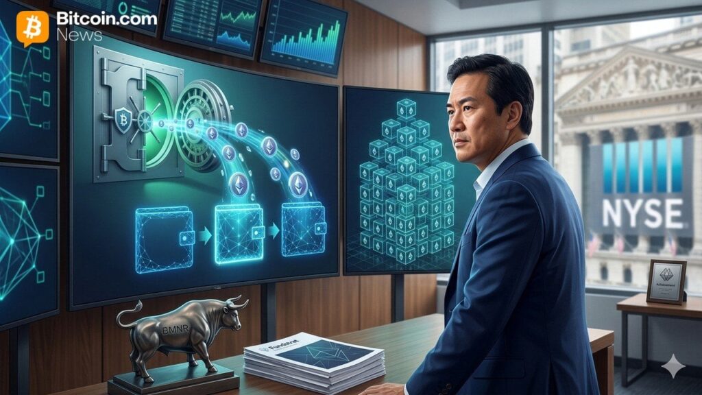 Tom Lee's Bitmine Adds 101,627 ETH Worth $233 Million in Its Largest 2026 Accumulation