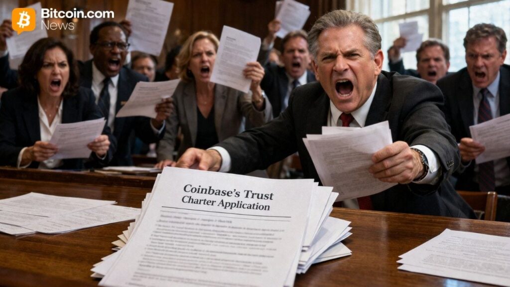 US Banking Group Slams Coinbase Conditional Trust Approval, Citing Risks in Crypto Banking Expansion – Featured Bitcoin News