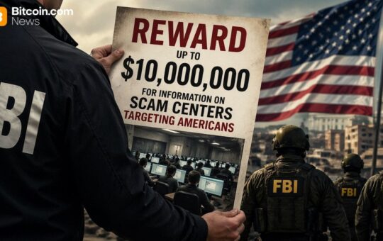 US Offers $10M Reward as DOJ Restrains Over $700M in Crypto From Scam Centers Targeting Americans
