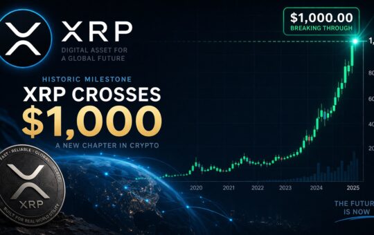 XRP_ historic milestone approaching $1,000