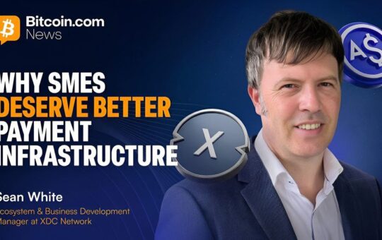 XDC Network's Sean White on Why SMEs Deserve Better Payment Infrastructure – Interview Bitcoin News