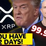 XRP BREAKING NEWS!! COINBASE JUST GAVE 48 HOURS (OVER?!) TRUMP DID IT AGAIN!