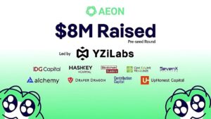 AEON Raises $8M Led by YZi Labs to Build the Settlement Layer for Agentic Economy