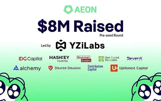 AEON Raises $8M Led by YZi Labs to Build the Settlement Layer for Agentic Economy