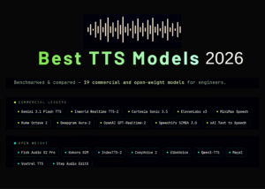 Best Text-to-Speech TTS Models in 2026: A Benchmark-Based Comparison