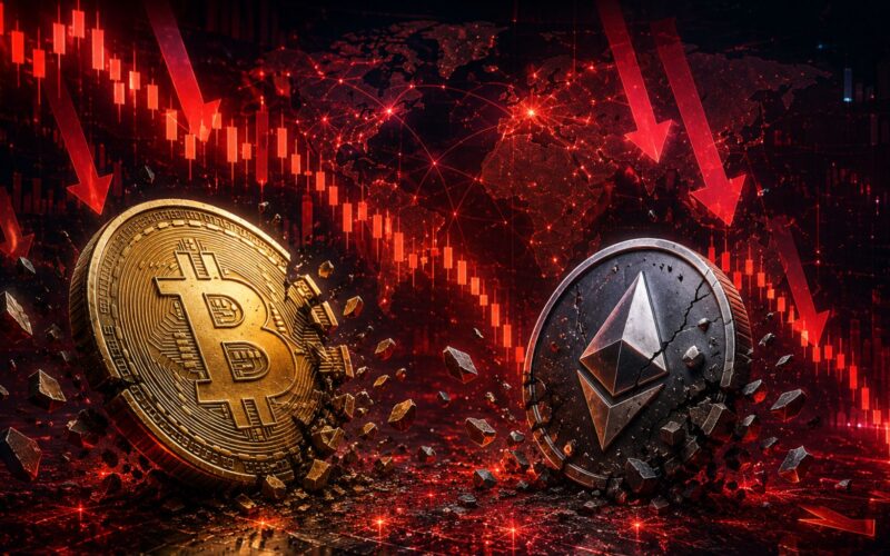 Bitcoin And Ethereum Hit By $2.2B In Sell Pressure: Analyst Explains Coordinated Market Selloff