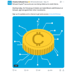 Charles Schwab Opens Spot Crypto Trading to Millions of Retail Customers