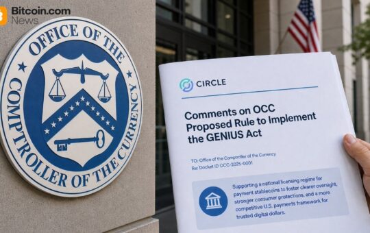 Circle Urges OCC to Finalize Strong GENIUS Act Stablecoin Rules