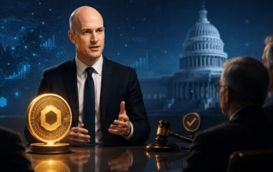 Coinbase CEO Brian Armstrong to address Senate GOP steering lunch on Wednesday