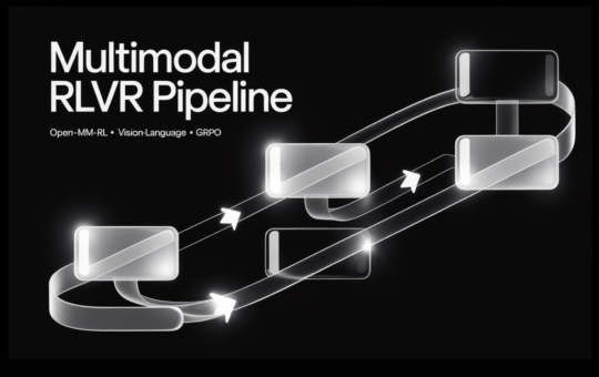 Design a Complete Multimodal RLVR Pipeline with Open-MM-RL, Vision-Language Prompting, Reward Scoring, and GRPO Export