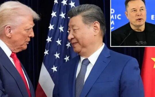 Elon Musk joins Trump in China for high-stakes meeting with Xi