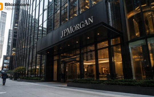 JPMorgan Eyes Ethereum Again With Second Tokenized Treasury Fund