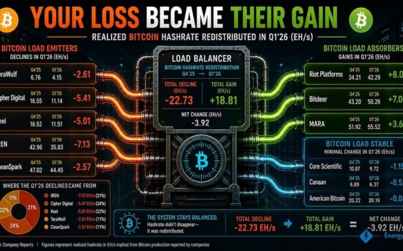 Miner Weekly – The Great Bitcoin Mining Power Shift: Who Won Q1?