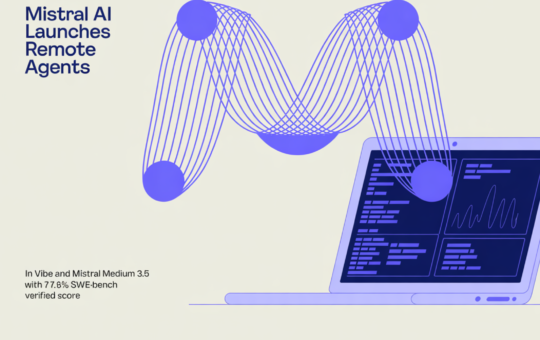 Mistral AI Launches Remote Agents in Vibe and Mistral Medium 3.5 with 77.6% SWE-Bench Verified Score