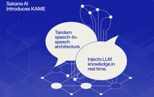 Sakana AI Introduces KAME: A Tandem Speech-to-Speech Architecture That Injects LLM Knowledge in Real Time