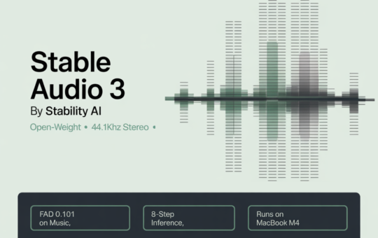 Stability AI Releases Stable Audio 3: A Family of Fast Latent Diffusion Models for Audio Generation and Editing
