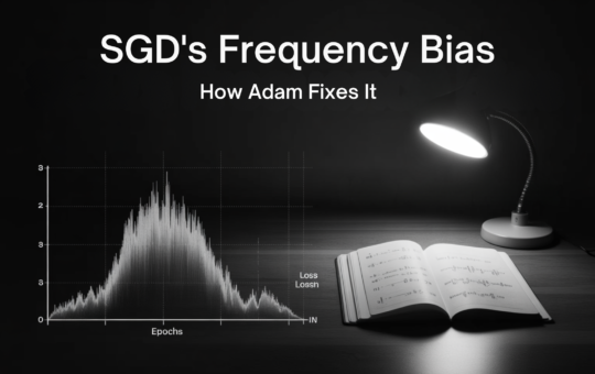 Stochastic Gradient Descent (SGD's) Frequency Bias and How Adam Fixes It 