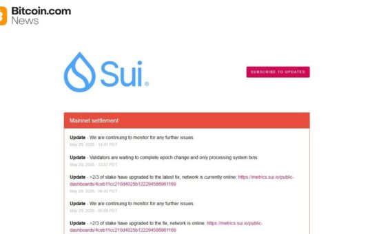 Sui Network Hits Third Transaction Halt in 48-Hour Outage Wave